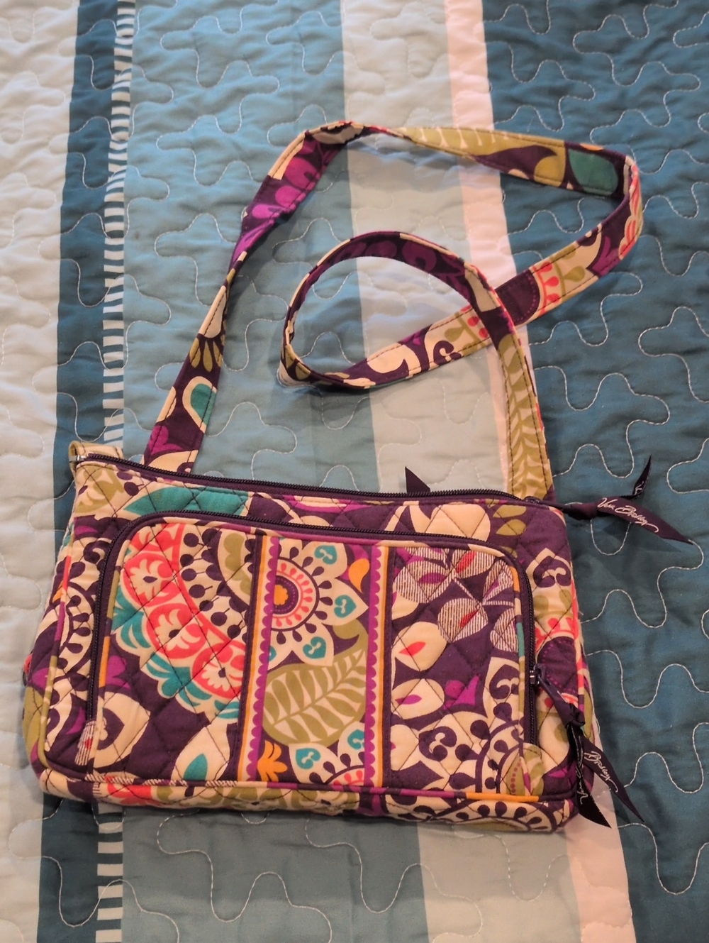 Vera Bradley Quilted Floral Crossbody